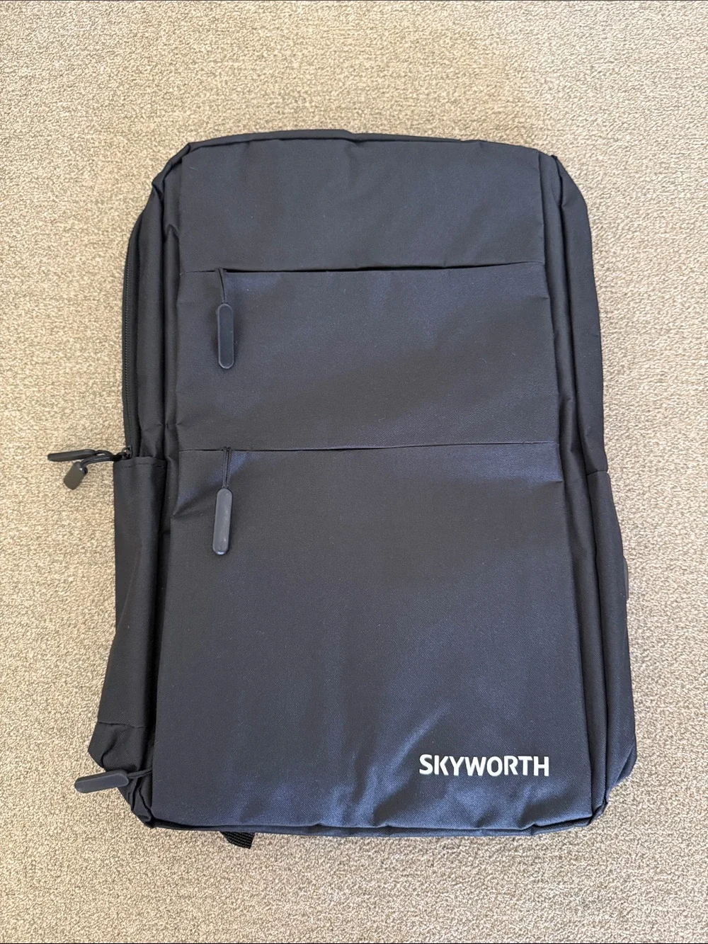 Skyworth Black Men's Backpack - Sleek Travel & Laptop Pack